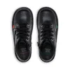 Junior Unisex Kick Hi Zip Leather Black