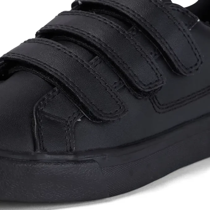 Junior Unisex Tovni Trip Leather Black