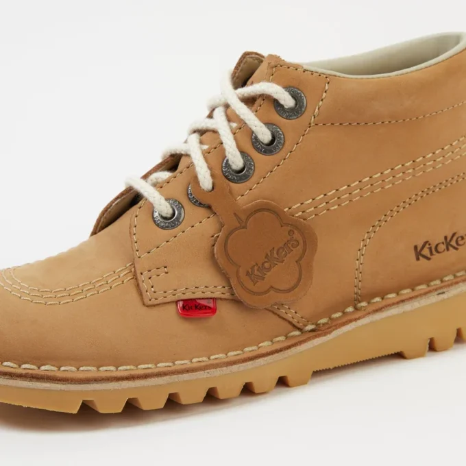 Unisex Leather Fleurette Tan