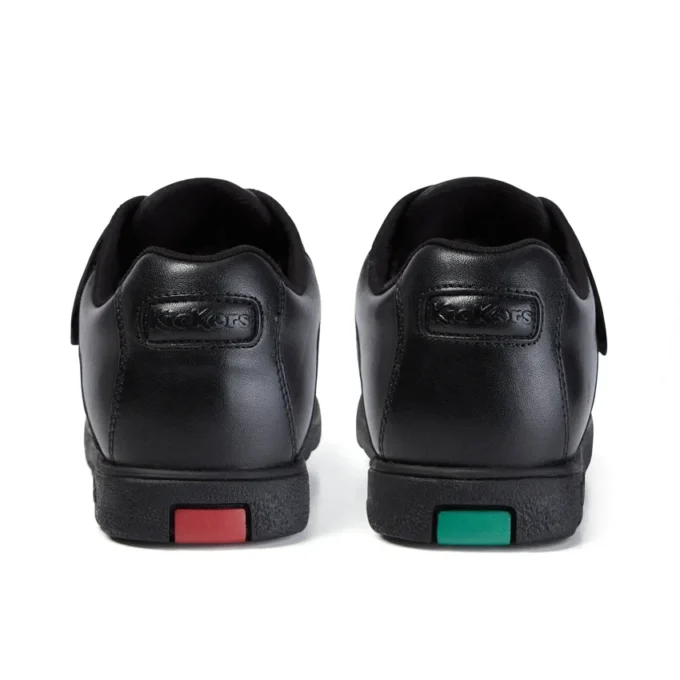 Youth Mens Fragma Moc Twin Vel Leather Black