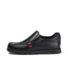 Youth Mens Fragma Slip Leather Black