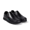 Youth Mens Fragma Slip Leather Black