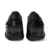 Youth Mens Fragma Strap Leather Black