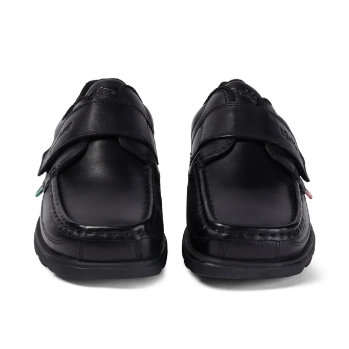 Youth Mens Fragma Strap Leather Black