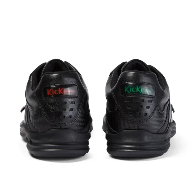 Youth Mens Reasan Lace Leather Black