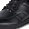 Youth Mens Troiko Lace Leather Black