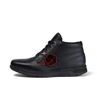 Youth Unisex Kelland Hi Leather Black
