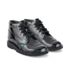 Adult Womens Kick Hi Patent Leather Black