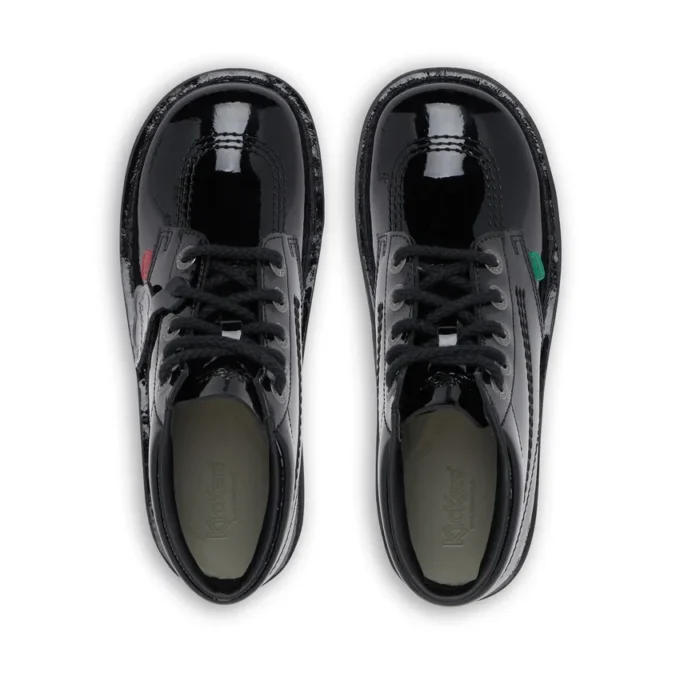 Adult Womens Kick Hi Patent Leather Black