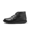 Adult Unisex Kick HI Vel Leather Black