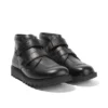 Adult Unisex Kick HI Vel Leather Black