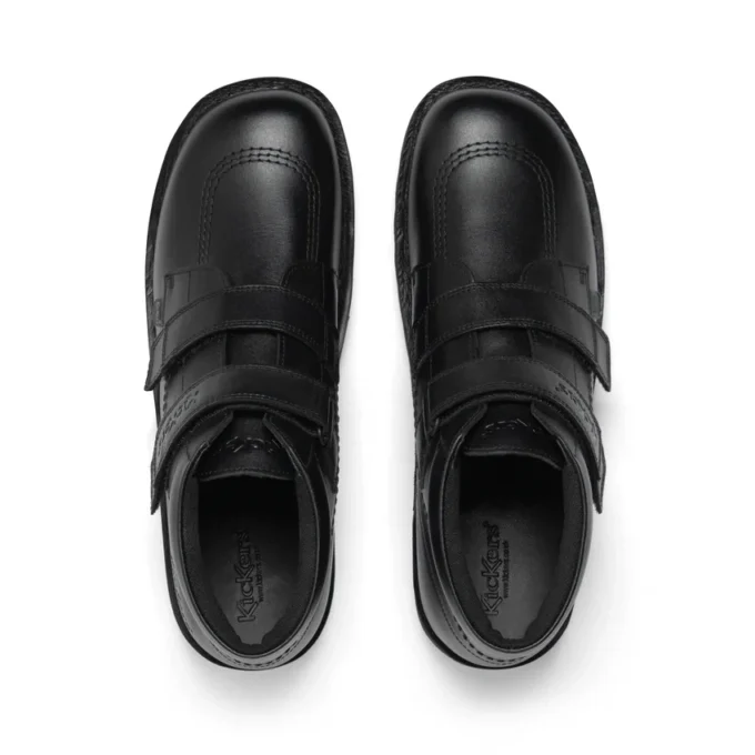 Adult Unisex Kick HI Vel Leather Black