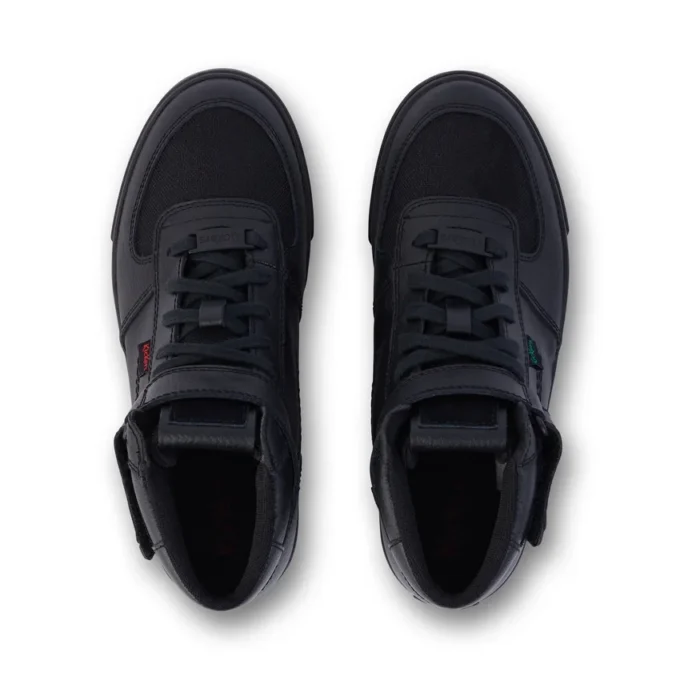 Youth Unisex Tovni Hi Mix Mesh Leather Black