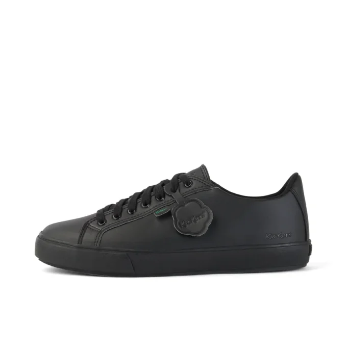 Youth Unisex Tovni Lacer Leather Alternative Black