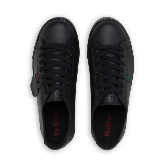 Youth Unisex Tovni Lacer Leather Black