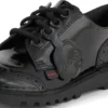 Youth Womens Kick Lo Brogue Patent Leather Black