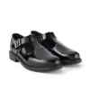 Youth Womens Lach T-Bar Leather Black