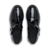 Youth Womens Lach T-Bar Leather Black