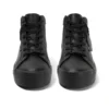 Youth Womens Tovni Hi Stack Chain Leather Black