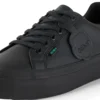 Youth Womens Tovni Stack Leather Alternative Black