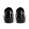 Youth Womens Tovni stack Leather Alternative Patent Leather Black