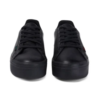 Youth Womens Tovni Stack Leather Black
